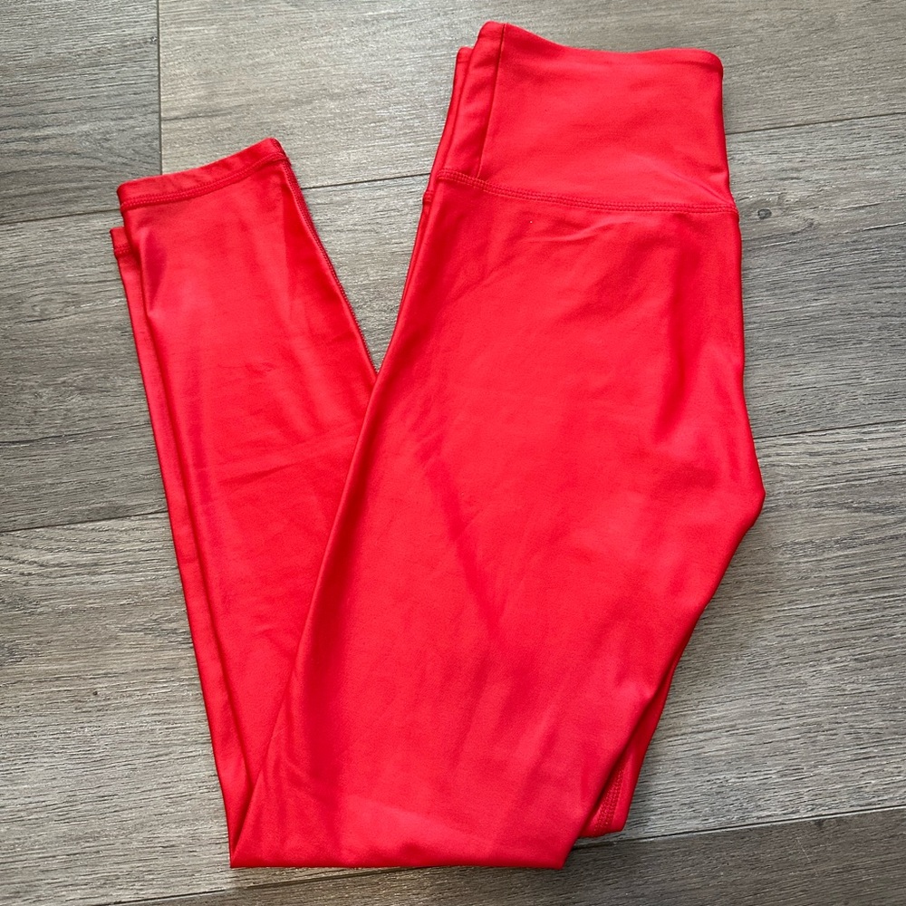 Zyia active red leggings size 4